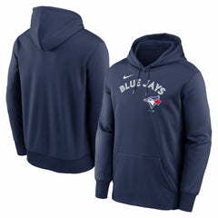 Toronto Blue Jays Primary Wordmark Therma Hoodie - Navy | Nike