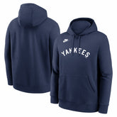 New York Yankees Cooperstown Collection Wordmark Club Hoodie - Navy | Nike
