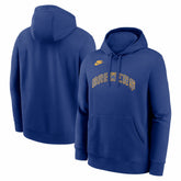 Milwaukee Brewers Cooperstown Collection Wordmark Club Hoodie - Royal | Nike