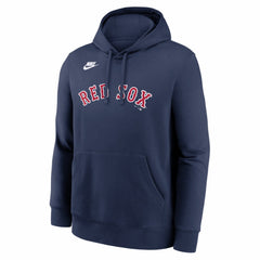 Boston Red Sox Cooperstown Collection Wordmark Club Hoodie - Navy | Nike