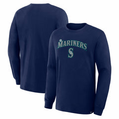 Seattle Mariners Lock-Up Legacy Long Sleeve T-Shirt - Navy