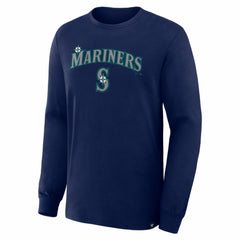 Seattle Mariners Lock-Up Legacy Long Sleeve T-Shirt - Navy