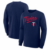 Minnesota Twins Lock-Up Legacy Long Sleeve T-Shirt - Navy