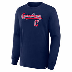 Cleveland Guardians Lock-Up Legacy Long Sleeve T-Shirt - Navy