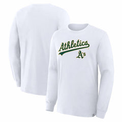 Athletics Lock-Up Legacy Long Sleeve T-Shirt - White