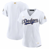 Los Angeles Dodgers Women's 2026 Gold Collection Stadium Jersey - White | Nike
