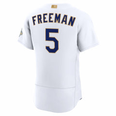 Freddie Freeman Los Angeles Dodgers 2026 Gold Collection Authentic Jersey - White | Nike