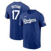 Shohei Ohtani Los Angeles Dodgers 2025 World Series Champions Name & Number T-Shirt - Royal | Nike