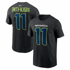 Jaxon Smith-Njigba Seattle Seahawks Carbon Name & Number T-Shirt - Black | Nike outlet