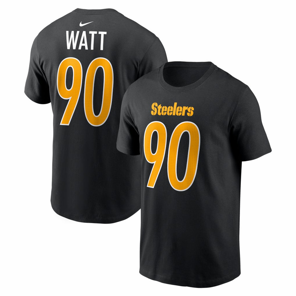 T.J. Watt Pittsburgh Steelers Carbon Name & Number T-Shirt - Black | Nike discount