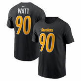 T.J. Watt Pittsburgh Steelers Carbon Name & Number T-Shirt - Black | Nike discount