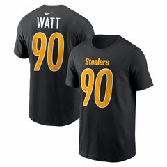 T.J. Watt Pittsburgh Steelers Carbon Name & Number T-Shirt - Black | Nike discount