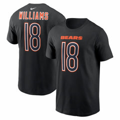 Caleb Williams Chicago Bears Carbon Name & Number T-Shirt - Black | Nike cheap