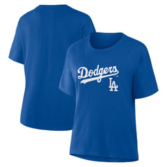 Los Angeles Dodgers Women's Lockup Legacy T-Shirt - Royal