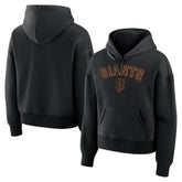 San Francisco Giants Women's Lockup Legacy Fleece Hoodie - Black