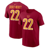 Jacory Croskey-Merritt Washington Commanders Player Name & Number T-Shirt - Burgundy | Nike on sale