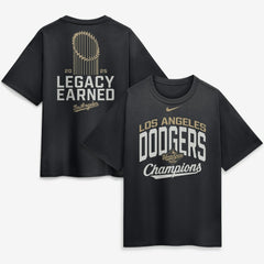 Los Angeles Dodgers 2026 Gold Collection Legacy Earned T-Shirt - Black | Nike