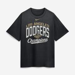 Los Angeles Dodgers 2026 Gold Collection Legacy Earned T-Shirt - Black | Nike