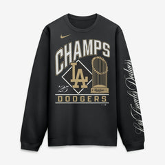 Los Angeles Dodgers 2026 Gold Collection Fleece Pullover - Black | Nike