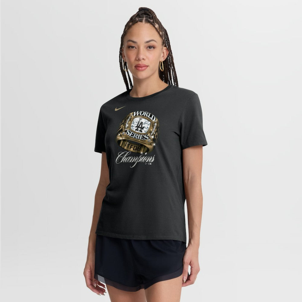 Los Angeles Dodgers Women's 2026 Gold Collection Graphic T-Shirt - Black | Nike