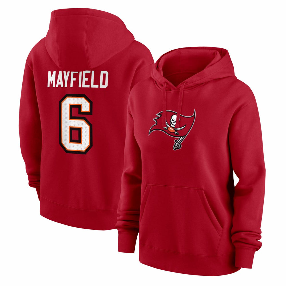 Baker Mayfield Tampa Bay Buccaneers Women's Player Name & Number Fleece Hoodie - Red | Nike online