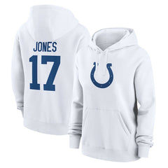 Daniel Jones Indianapolis Colts Women's Player Name & Number Fleece Hoodie - White | Nike on sale