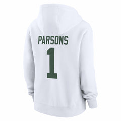 Micah Parsons Green Bay Packers Women's Player Name & Number Fleece Hoodie - White | Nike discount