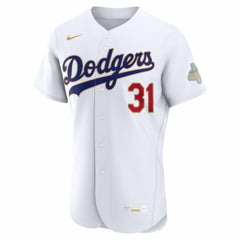 Tyler Glasnow Los Angeles Dodgers 2026 Gold Collection Authentic Jersey - White | Nike