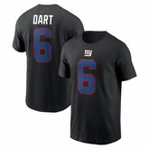 Jaxson Dart New York Giants Name & Number T-Shirt - Black | Nike discount