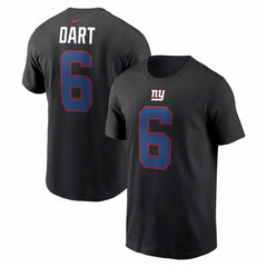 Jaxson Dart New York Giants Name & Number T-Shirt - Black | Nike discount
