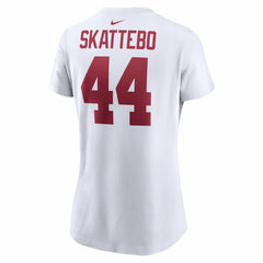 Cam Skattebo New York Giants Women's Name & Number T-Shirt - White | Nike outlet