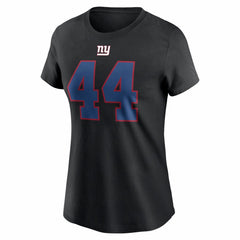 Cam Skattebo New York Giants Women's Name & Number T-Shirt - Black | Nike for sale