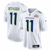 Jaxon Smith-Njigba Seattle Seahawks Super Bowl LX Patch Tundra Fashion Game Jersey - White | Nike discount