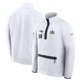 Drake Maye New England Patriots Super Bowl LX Opening Night Tech Fleece Half-Zip Sweatshirt - Gray | Nike on sale