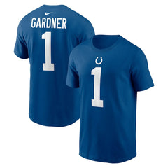 Ahmad Sauce Gardner Indianapolis Colts Player Name & Number T-Shirt - Royal | Nike for sale