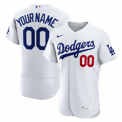 Los Angeles Dodgers Home Authentic Custom Jersey - White | Nike