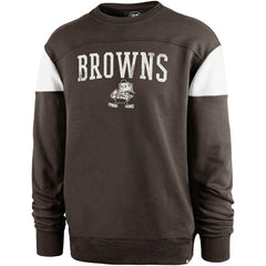 Cleveland Browns '47 Groundbreaker Onset Pullover Sweatshirt - Brown discount