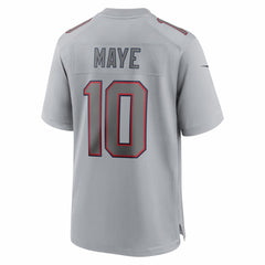 Drake Maye New England Patriots Atmosphere Fashion Game Jersey - Gray | Nike online