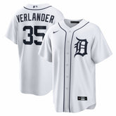 Justin Verlander Detroit Tigers Home Replica Jersey - White | Nike
