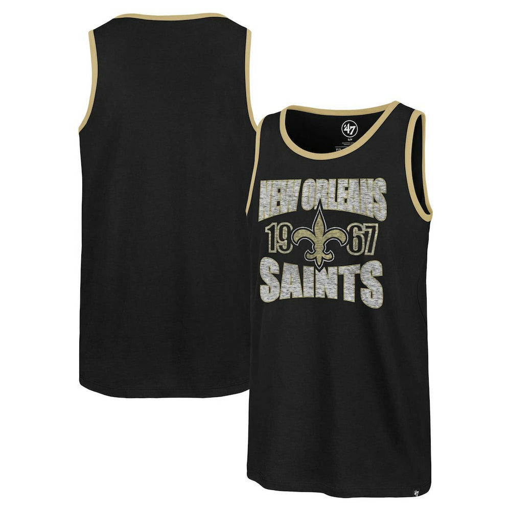New Orleans Saints '47 Upload Franklin Tank Top - Black sale