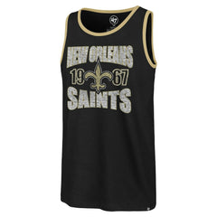 New Orleans Saints '47 Upload Franklin Tank Top - Black sale
