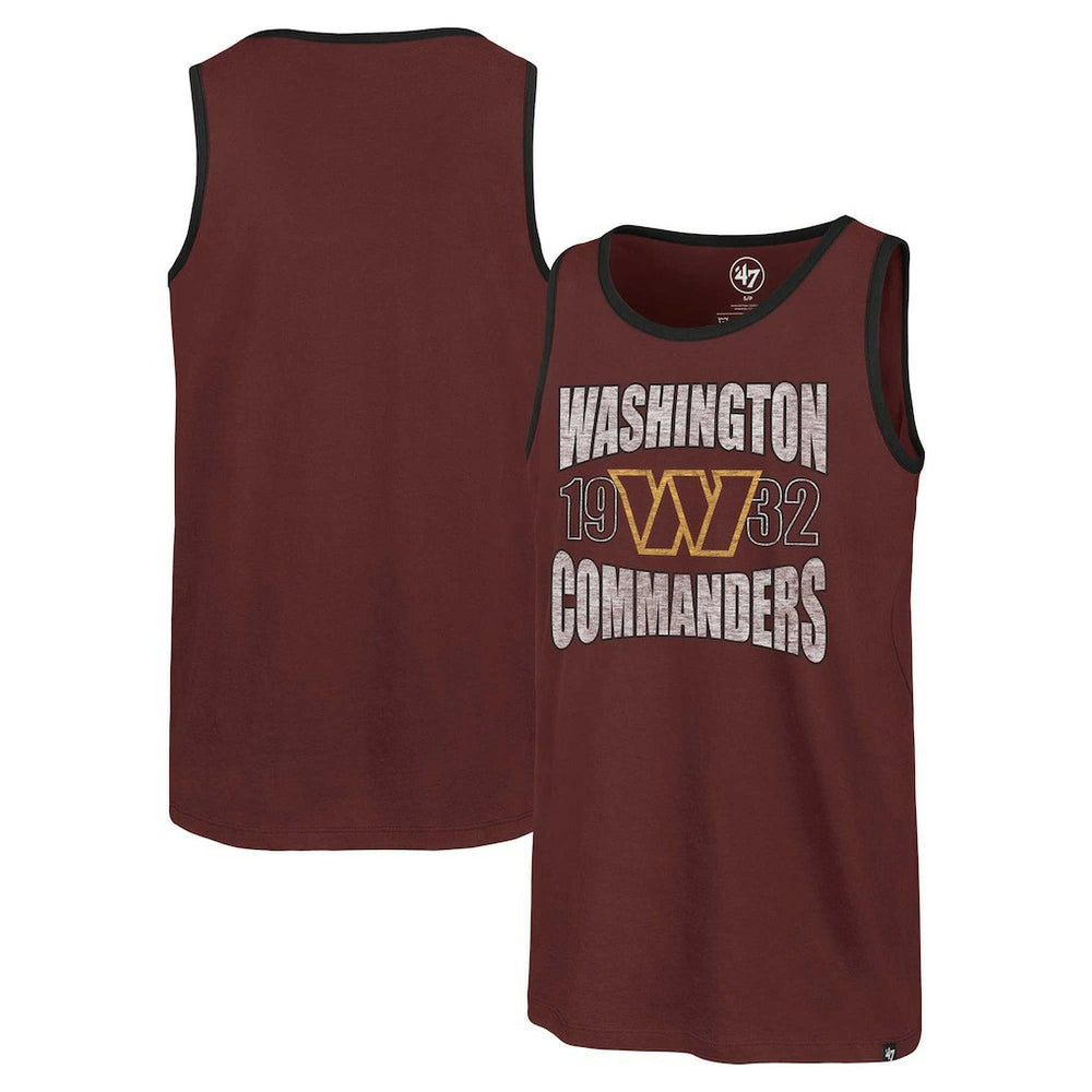 Washington Commanders '47 Upload Franklin Tank Top - Burgundy sale