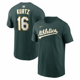 Nick Kurtz Athletics Name & Number T-Shirt - Green | Nike