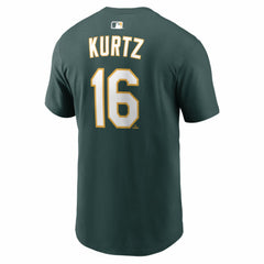 Nick Kurtz Athletics Name & Number T-Shirt - Green | Nike