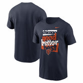 Chicago Bears Local Phrase Club T-Shirt - Navy | Nike sale