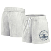 Dallas Cowboys Women's Vintage Badge Shorts - Oatmeal for sale