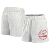 Kansas City Chiefs Women's Vintage Badge Shorts - Oatmeal outlet