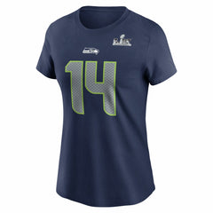 Sam Darnold Seattle Seahawks Women's Super Bowl LX Patch Name & Number T-Shirt - College Navy | Nike discount