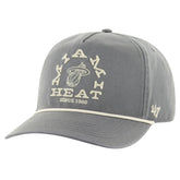Miami Heat '47 Canyon Ranchero Hitch Adjustable Hat - Charcoal | 47 brand shop