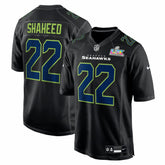 Rashid Shaheed Seattle Seahawks Super Bowl LX Patch Carbon Fashion Game Jersey - Black | Nike discount